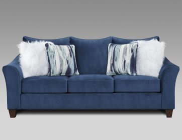 Camero Fabric Pillowback Sofa