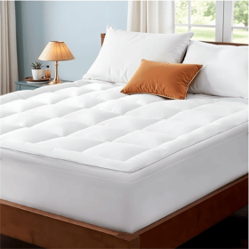 450g full-piece cotton bedspread, King size (Color: White)