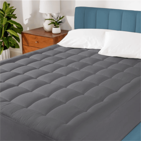 450g full-piece cotton bedspread, Queen size (Color: gray)