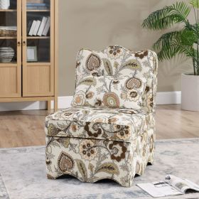 Flannel single dining chair with soft seat cushion and backrest, no armrests, matching pillow can be used as waist cushion (Color: as Pic)